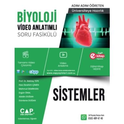 Çap Yayınları Biyoloji Sistemler Soru Fasikülü