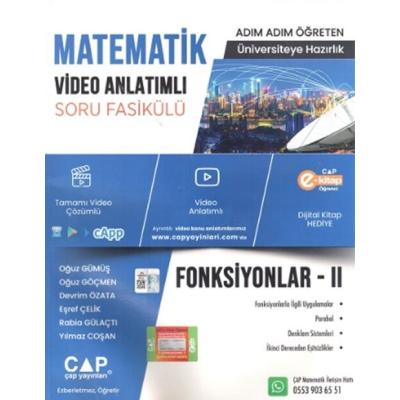 Çap Yayınları Matematik Fonksiyonlar 2 Video Anlatımlı Soru Fasikülü