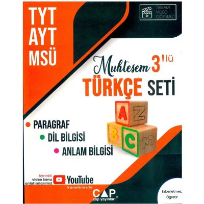 Çap Yayınları Tyt Muhteşem 3 Lü Türkçe Seti