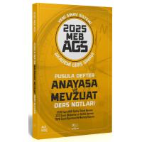CBA Yayınları 2025 MEB-AGS Anayasa ve Mevzuat Pusula Defter Ders Notları - Ali Koç