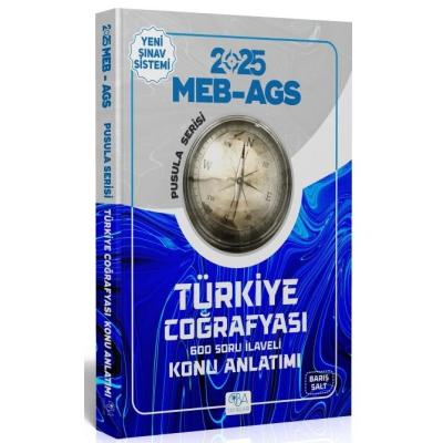 CBA Yayınları 2025 MEB-AGS Türkiye Coğrafyası Konu Anlatımı Pusula Serisi - Barış Salt