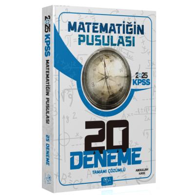 CBA Yayınları 2025 KPSS Matematik Matematiğin Pusulası 20 Deneme Çözümlü - Abdullah Kaya