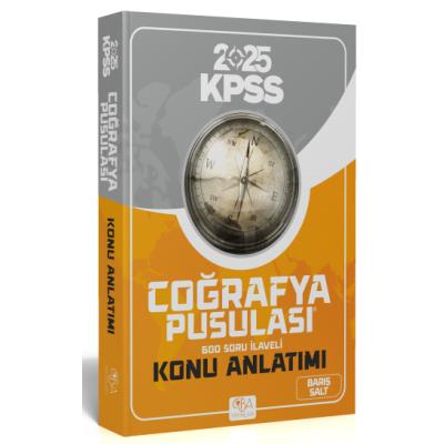 CBA Yayınları 2025 KPSS Coğrafya Pusulası Konu Anlatımı - Barış Salt