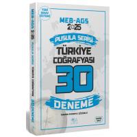CBA Yayınları 2025 MEB-AGS Türkiye Coğrafyası 30 Deneme Çözümlü Pusula Serisi - Barış Salt