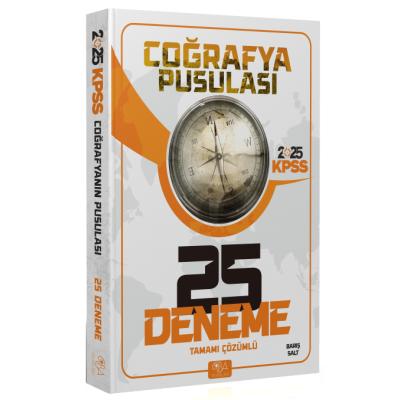 CBA Yayınları 2025 KPSS Coğrafya Pusulası 25 Deneme Çözümlü - Barış Salt