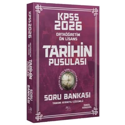 CBA Yayınları 2026 KPSS Lise Ortaöğretim Ön Lisans Tarihin Pusulası Soru Bankası Çözümlü - İsmail Adıgüzel