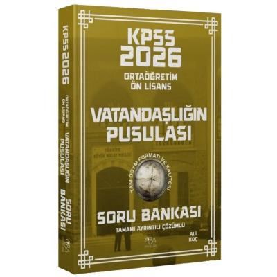 CBA Yayınları 2026 KPSS Lise Ortaöğretim Ön Lisans Vatandaşlık Vatandaşlığın Pusulası Soru Bankası Çözümlü - Ali Koç
