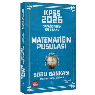 CBA Yayınları 2026 KPSS Lise Ortaöğretim Ön Lisans Matematik Matematiğin Pusulası Soru Bankası Çözümlü - Burak Almasulu