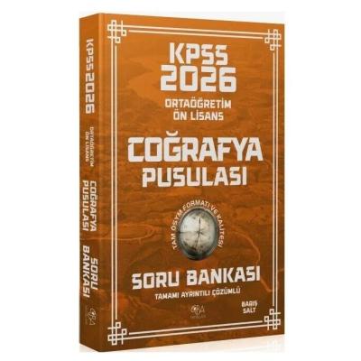 CBA Yayınları 2026 KPSS Lise Ortaöğretim Ön Lisans Coğrafya Pusulası Soru Bankası Çözümlü - Barış Salt