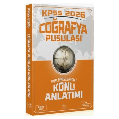 CBA Yayınları 2026 KPSS Coğrafya Pusulası Konu Anlatımı - Barış Salt