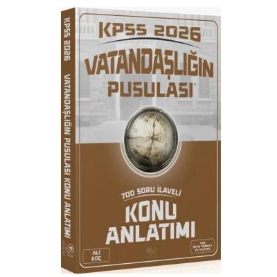 CBA Yayınları 2026 KPSS Vatandaşlık Vatandaşlığın Pusulası Konu Anlatımı - Ali Koç