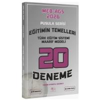 CBA Yayınları 2026 MEB-AGS Eğitimin Temelleri, Türk Eğitim Sistemi Maarif Modeli 20 Deneme Çözümlü Pusula Serisi - Okan Yolcu