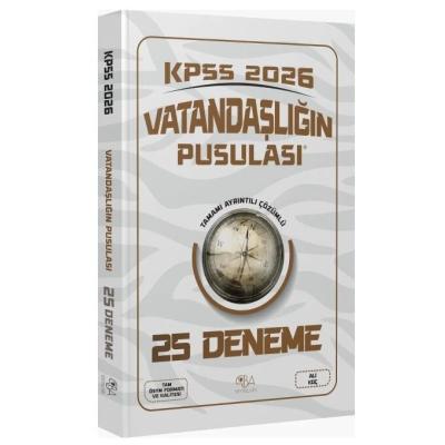 CBA Yayınları 2026 KPSS Vatandaşlık Vatandaşlığın Pusulası 25 Deneme Çözümlü - Ali Koç