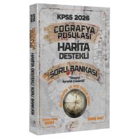 CBA Yayınları 2026 KPSS Coğrafya Pusulası Harita Destekli Soru Bankası Çözümlü - Barış Salt