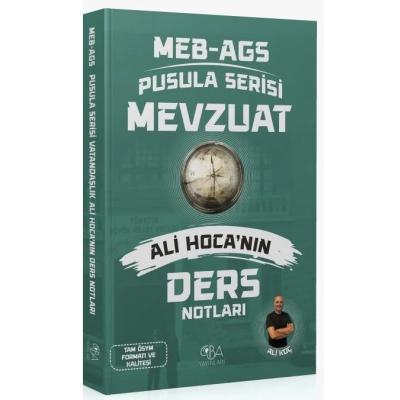 CBA Yayınları MEB-AGS Mevzuat Ders Notları Pusula Serisi - Ali Koç