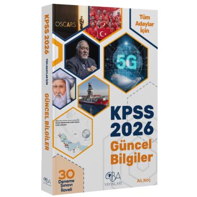 CBA Yayınları 2026 KPSS Güncel Bilgiler Konu Anlatımı (30 Deneme İlaveli) - Ali Koç