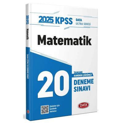 Data Yayınları 2025 KPSS Ultra Serisi Matematik 20 Deneme Sınavı