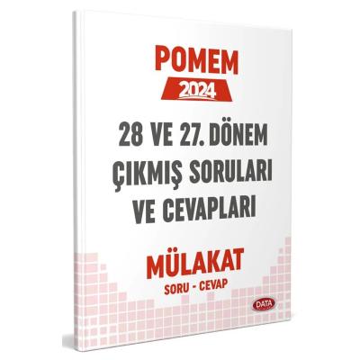 Data Yayınları 2024 POMEM 27-28. Dönem Mülakat Çıkmış Sorular ve Cevapları