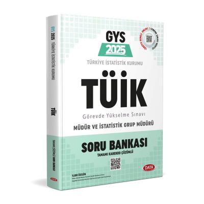 Data Yayınları 2025 Türkiye İstatistik Kurumu (TÜİK) GYS Soru Bankası - Karekod Çözümlü