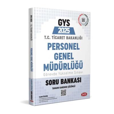 Data Yayınları 2025 Ticaret Bakanlığı Personel Genel Müdürlüğü GYS Soru Bankası - Karekod Çözümlü