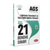 Data Yayınları 2025 AGS Eğitimin Temelleri ve Türk Milli Eğitim Sistemi Tamamı Çözümlü 21 Deneme Sınavı