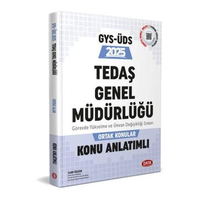 Data Yayınları 2025 TEDAŞ Genel Müdürlüğü GYS-ÜDS Ortak Konular Konu Anlatımlı