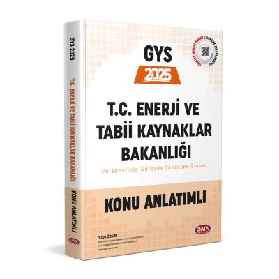 Data Yayınları 2025 Enerji ve Tabii Kaynaklar Bakanlığı Hazırlık Kitabı