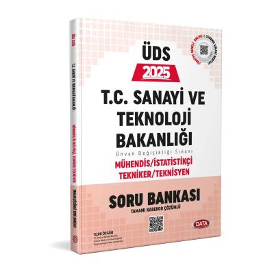 Data Yayınları 2025 T.C. Sanayi ve Teknoloji Bakanlığı UDS Mühendis - İstatistik - Tekniker - Teknisyen Konu Anlatımlı Soru Bankası