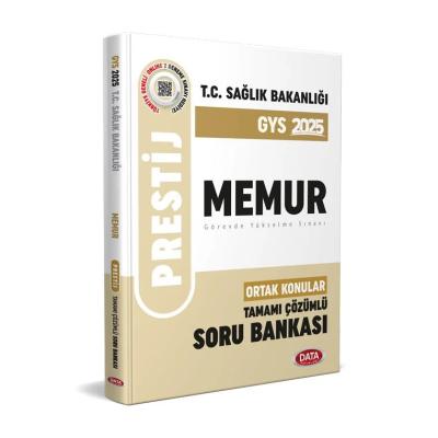 Data Yayınları T.C. Sağlık Bakanlığı Memur VHKİ Tamamı Çözümlü Prestij Soru Bankası