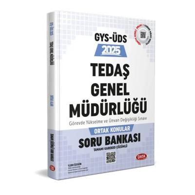 Data Yayınları 2025 TEDAŞ Genel Müdürlüğü GYS-ÜDS Ortak Konular Soru Bankası - Karekod Çözümlü