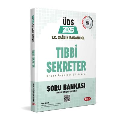 Data Yayınları 2025 T.C. Sağlık Bakanlığı ÜDS Tıbbi Sekreter Soru Bankası (Tamamı Karekod Çözümlü)