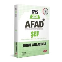 Data Yayınları 2025 AFAD Şef GYS Konu Anlatımlı