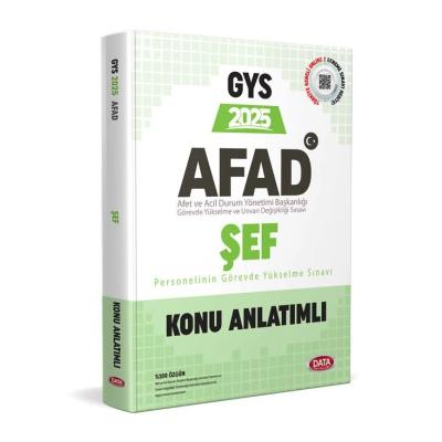 Data Yayınları 2025 AFAD Şef GYS Konu Anlatımlı