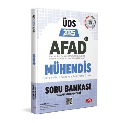 Data Yayınları 2025 AFAD Mühendis ÜDS Soru Bankası - Karekod Çözümlü