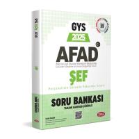 Data Yayınları 2025 AFAD Şef GYS Soru Bankası - Karekod Çözümlü
