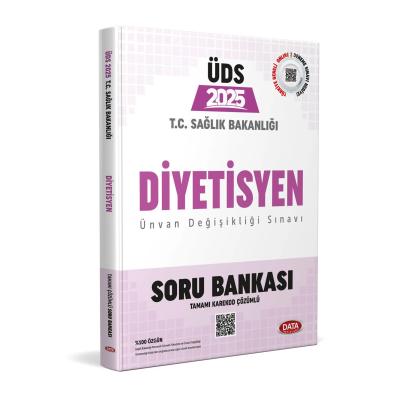 Data Yayınları 2025 T.C. Sağlık Bakanlığı ÜDS Diyetisyen Soru Bankası (Tamamı Karekod Çözümlü)