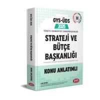 Data Yayınları 2025 T.C. Cumhurbaşkanlığı Strateji ve Bütçe Başkanlığı Tüm Kadrolar GYS Konu Anlatımlı