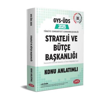 Data Yayınları 2025 T.C. Cumhurbaşkanlığı Strateji ve Bütçe Başkanlığı Tüm Kadrolar GYS Konu Anlatımlı