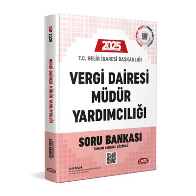 Data Yayınları 2025 Vergi Dairesi Müdür Yardımcılığı Sınavı Soru Bankası (Karekod Çözümlü)