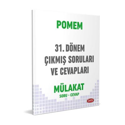 Data Yayınları POMEM 31. Dönem Mülakat Çıkmış Sorular ve Cevapları