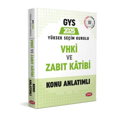 Data Yayınları 2025 Yüksek Seçim Kurulu (YSK) VHKİ ve Zabıt Kâtibi Konu Anlatımlı