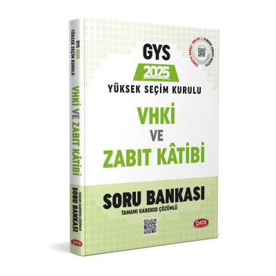 Data Yayınları 2025 Yüksek Seçim Kurulu (YSK) VHKİ ve Zabıt Kâtibi Soru Bankası Tamamı Karekod Çözümlü
