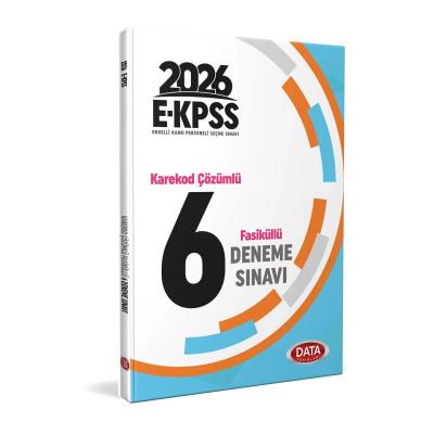 Data Yayınları 2026 E KPSS Tamamı Çözümlü 6 Deneme Sınavı