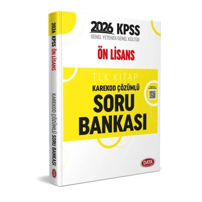 Data Yayınları 2026 KPSS Önlisans Tek Kitap Karekod Çözümlü Soru Bankası