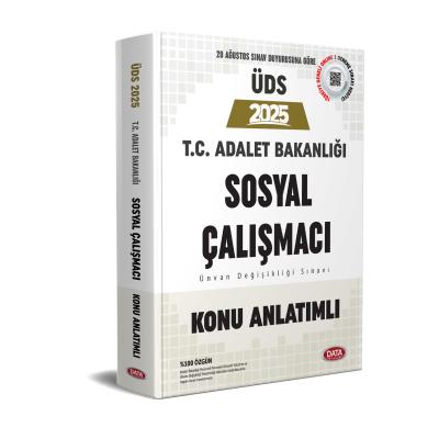 Data Yayınları 2025 Adalet Bakanlığı ÜDS Sosyal Çalışmacı Konu Anlatımlı