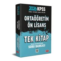 Data Yayınları 2026 KPSS Genel Yetenek - Genel Kültür Tek Kitap Ortaöğretim Ön Lisans Soru Bankası