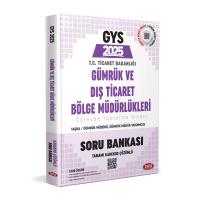 Data Yayınları 2025 GYS Gümrük ve Dış Ticaret Bölge Müdürlükleri Taşra Müdür - Müdür Yardımcısı, Şef Soru Bankası Karekod