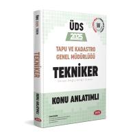 Data Yayınları 2025 Tapu ve Kadastro Genel Müdürlüğü UDS Tekniker Konu Anlatımlı