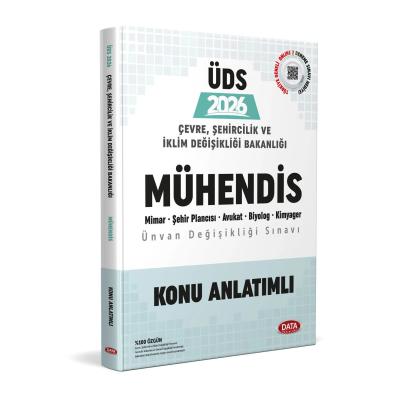 Data Yayınları 2026 Çevre, Şehircilik ve İklim Değişikliği Bakanlığı Mühendis Ünvan Değişikliği Sınavı Konu Anlatımlı