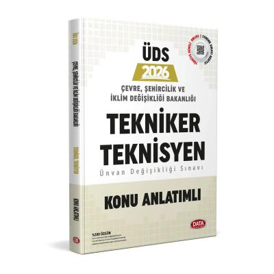 Data Yayınları 2026 Çevre, Şehircilik ve İklim Değişikliği Bakanlığı Tekniker ve Teknisyen Ünvan Değişikliği Sınavı Konu Anlatımlı